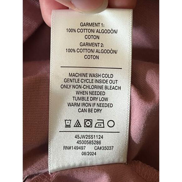 Joe's Jeans top eyelet sleeve pink size X-Large XL - Picture 6 of 6